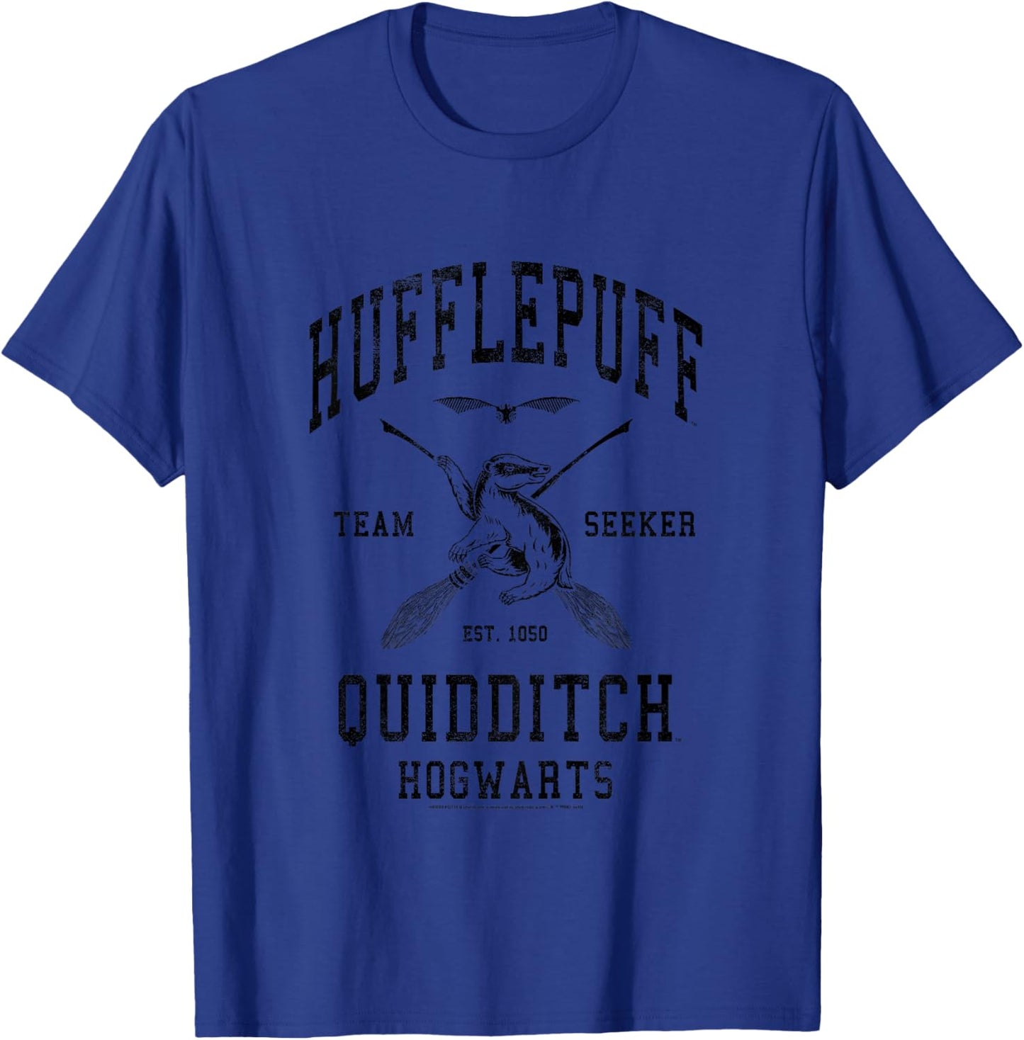 Kids Harry Potter Hufflepuff Team Seeker Quidditch Hogwarts Youth T-Shirt - T-Shirt | Royal