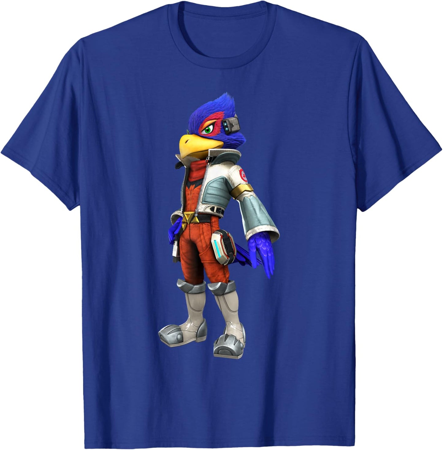Star Fox Falco 3D Poster T-Shirt - T-Shirt | Royal