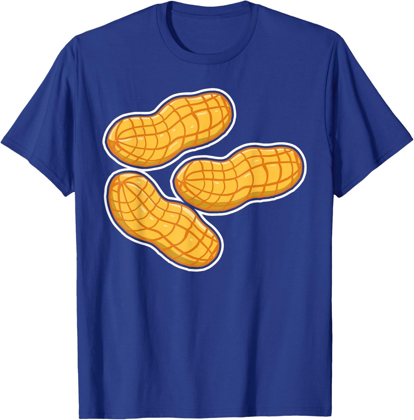 Peanut Graphic gift, Nut design, Peanut design T-Shirt - T-Shirt | Royal