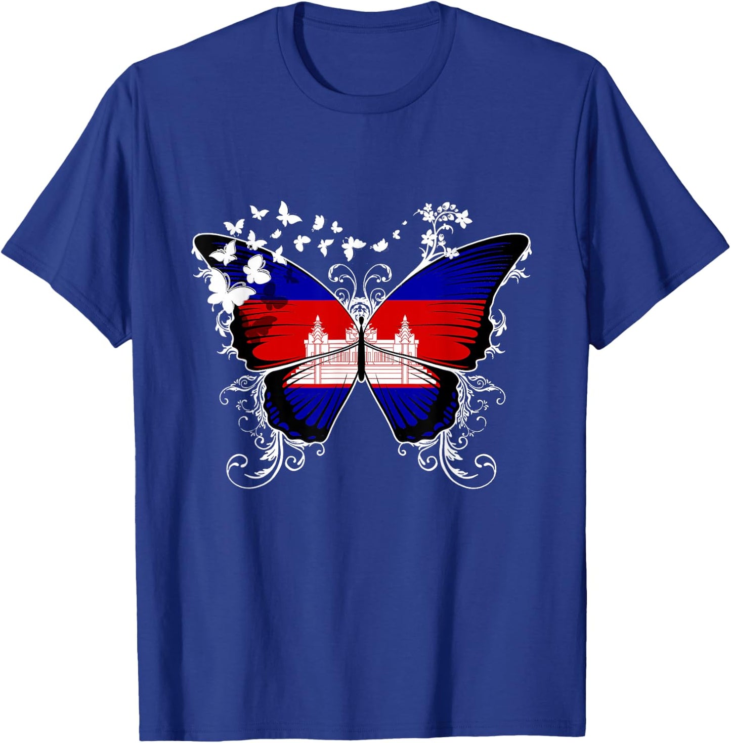 Cambodia Flag Cambodian T-Shirt - T-Shirt | Royal
