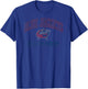 Columbus Blue Jackets Vintage Hockey White Licensed T-Shirt - T-Shirt | Royal