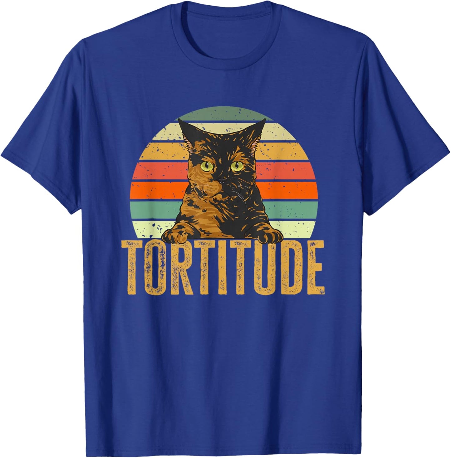 Tortitude Tortoiseshell Cat Tortie Cat T-Shirt - T-Shirt | Royal