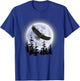 Bald Eagle with Moon T-Shirt - T-Shirt | Royal
