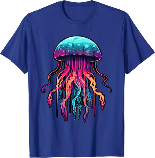 Jellyfish Costume Psychedelic Jelly Fish Sea Ocean T-Shirt - T-Shirt | Royal
