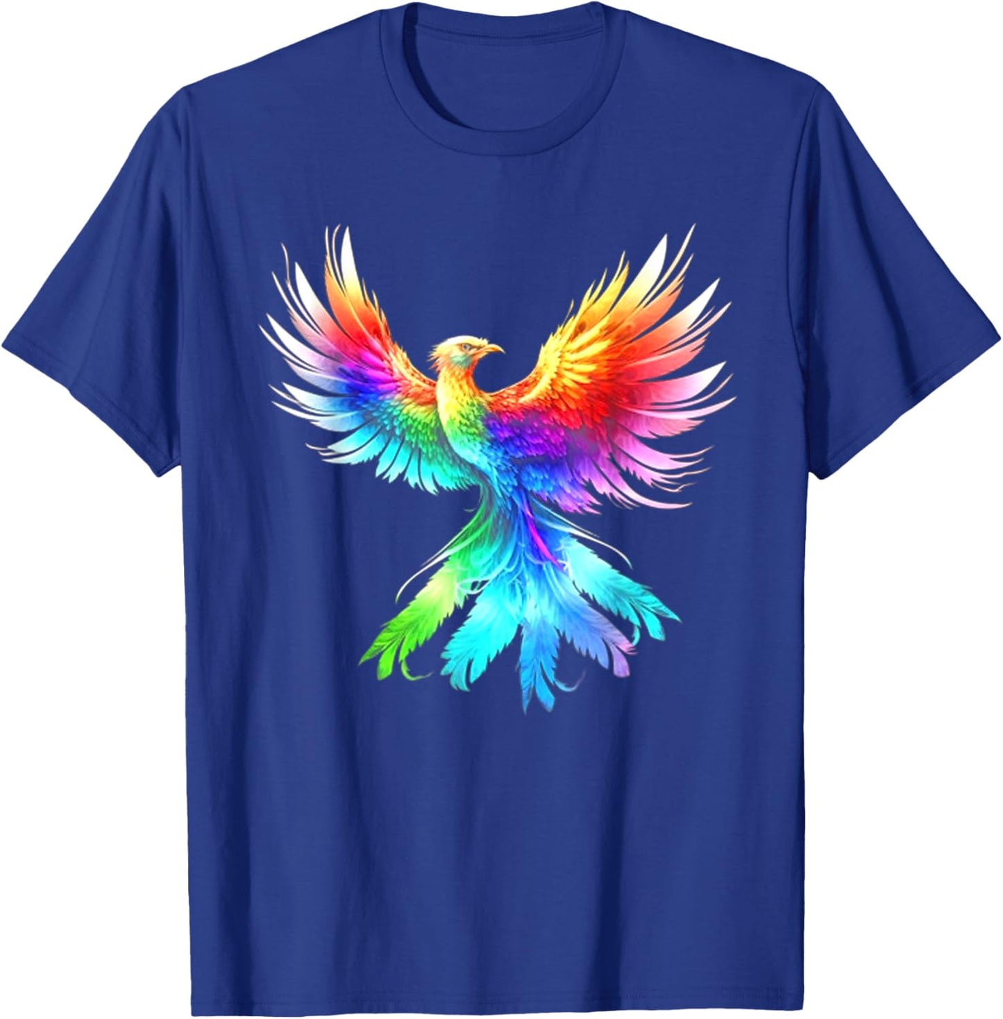 Phoenix Color Flower Moon Viking Valhalla North Myths Celtic T-Shirt - T-Shirt | Royal