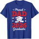 Proud Dad Of A Class Of 2026 Graduate Senior Graduation T-Shirt - T-Shirt | Royal