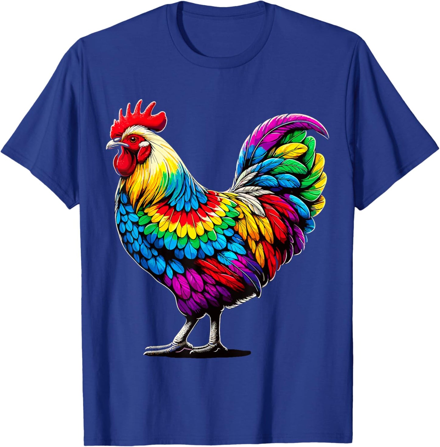 Tie-Dye Chicken T-Shirt - T-Shirt | Royal