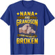 Nana And Grandson A Bond That Can't Be Broken Shirt Gift T-Shirt - T-Shirt | Royal