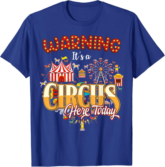 Funny Circus Carnival Crew staff Party Lovers Men Women Kids T-Shirt - T-Shirt | Royal