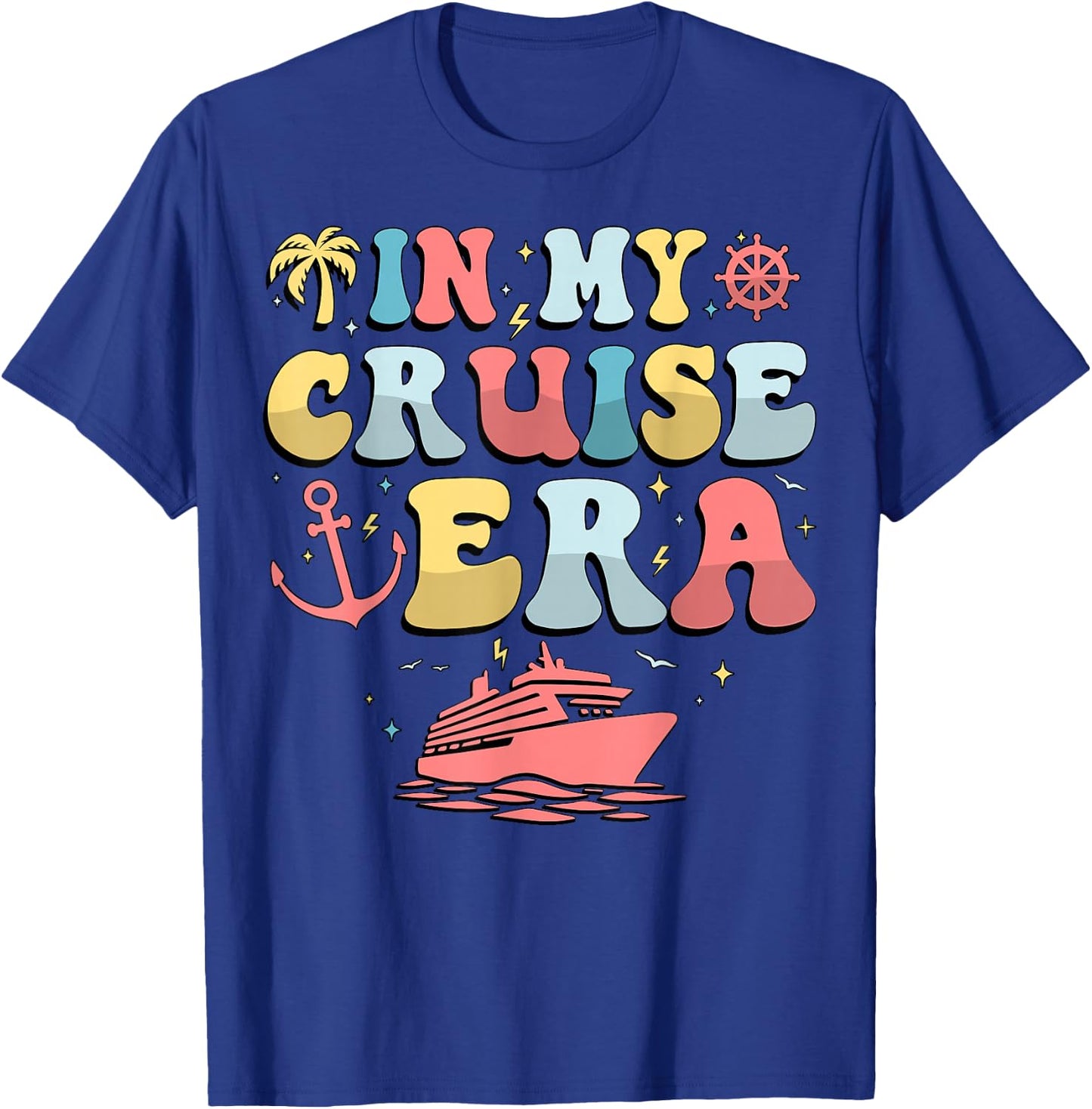 In My Cruise Era Cruise Summer Vacation Travel Adventure T-Shirt - T-Shirt | Royal