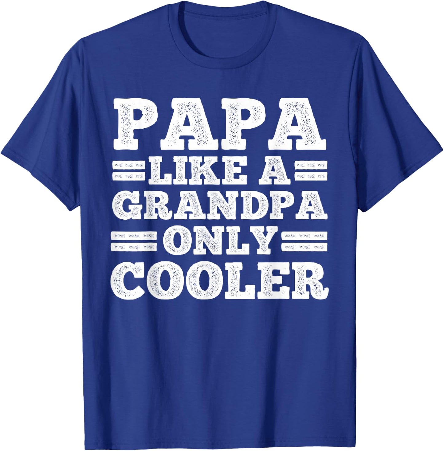 Funny Papa Design For Grandpa Papi Papaw From Grandkids Papa T-Shirt - T-Shirt | Royal