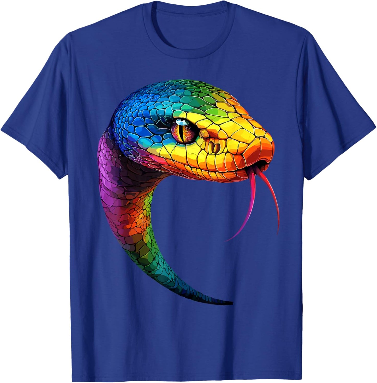 Schlange Python Kobra Mamba Klapperschlange Süße Schlangen T-Shirt - T-Shirt | Royal