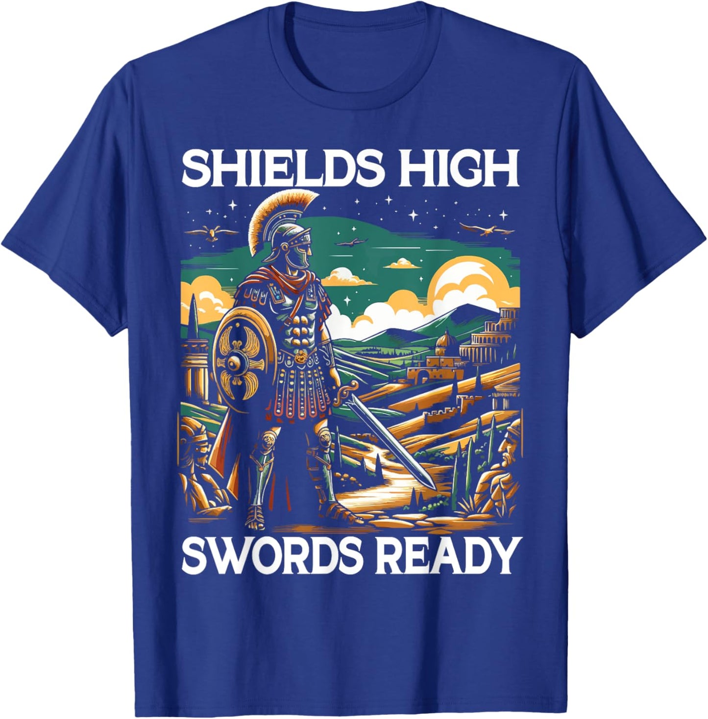 Roman Legionnaires Gladiator Ancient Rome Roman Empire T-Shirt - T-Shirt | Royal