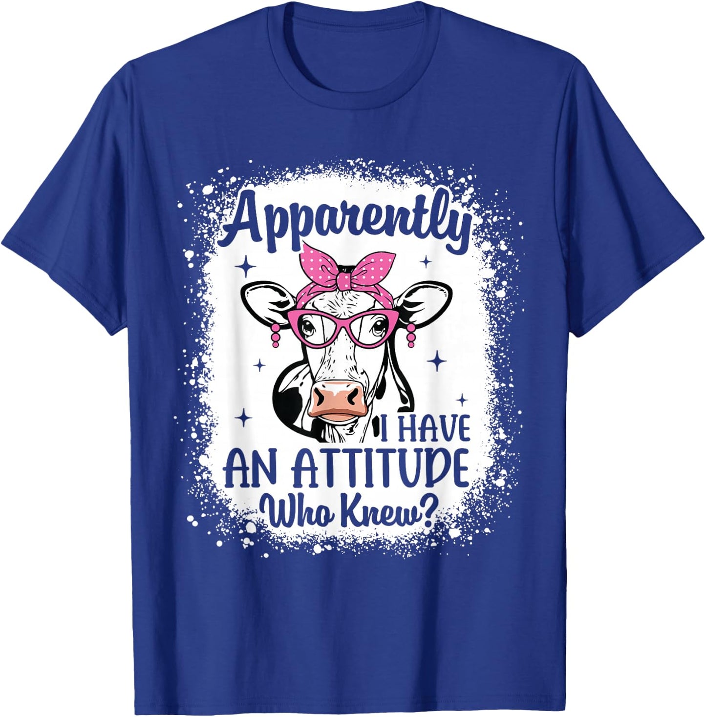 Funny Heifer Cow Sarcasm Cow Print Country Cow Farm Women T-Shirt - T-Shirt | Royal
