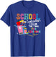 School Custodian I Clean The Trail For Learning Janitor T-Shirt - T-Shirt | Royal