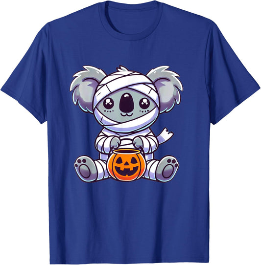 Koala Halloween Mummy Kids Women Men Koala T-Shirt - T-Shirt | Royal