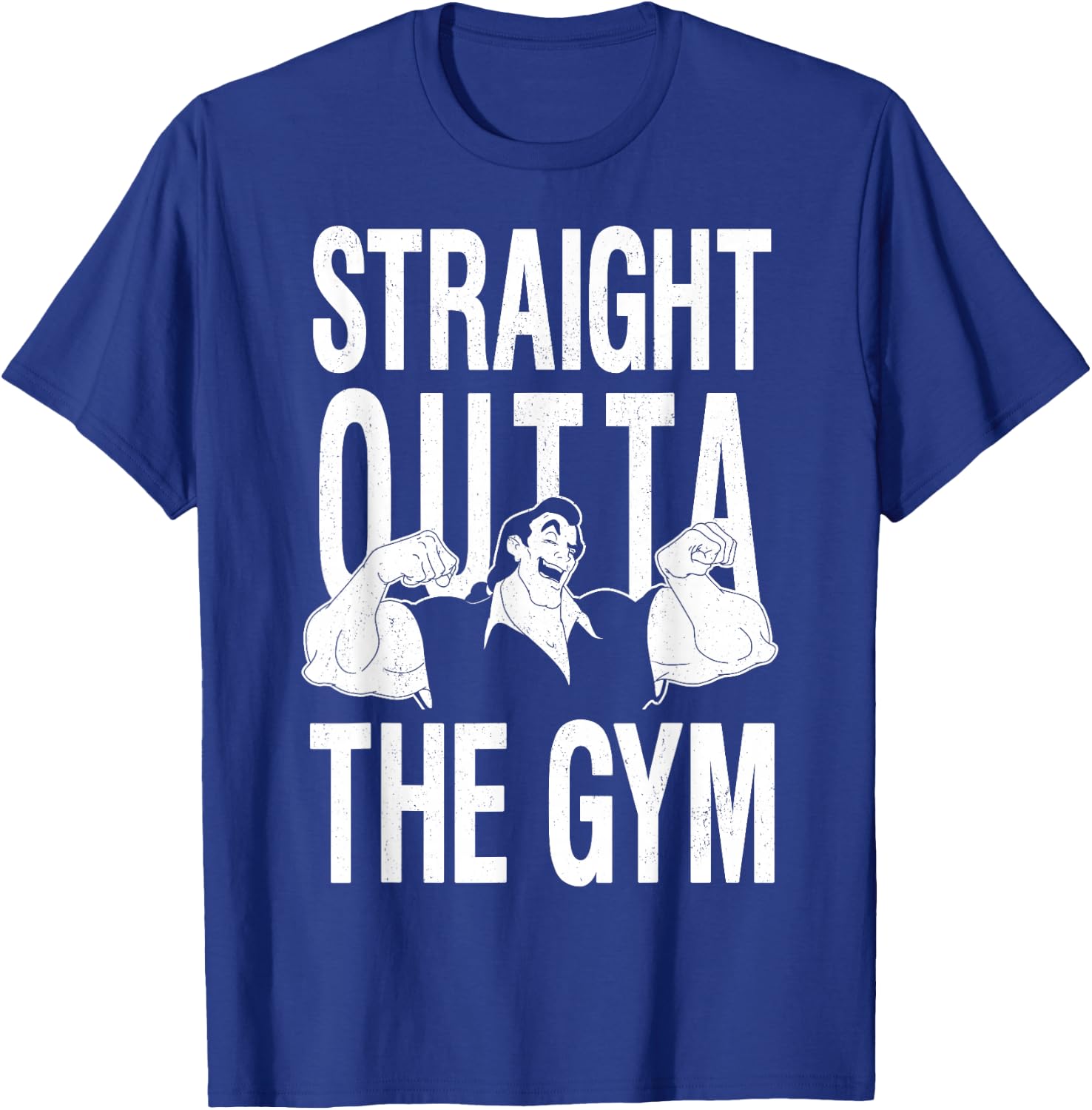 Disney Beauty and the Beast Gaston Straight Outta The Gym T-Shirt - T-Shirt | Royal