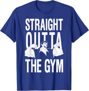 Disney Beauty and the Beast Gaston Straight Outta The Gym T-Shirt - T-Shirt | Royal