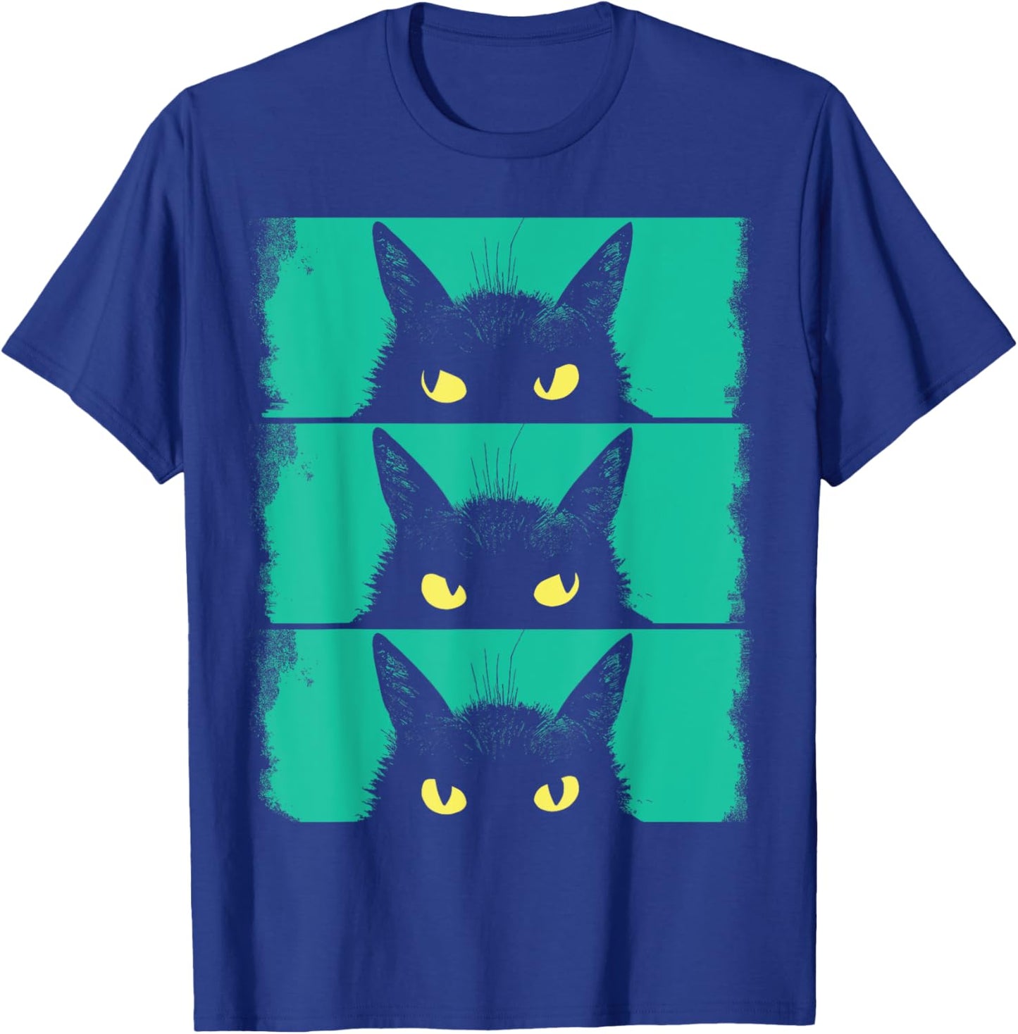 Cat Lover, Grumpy Black Kitten, Cat Mom, Cat Dad T-Shirt - T-Shirt | Royal