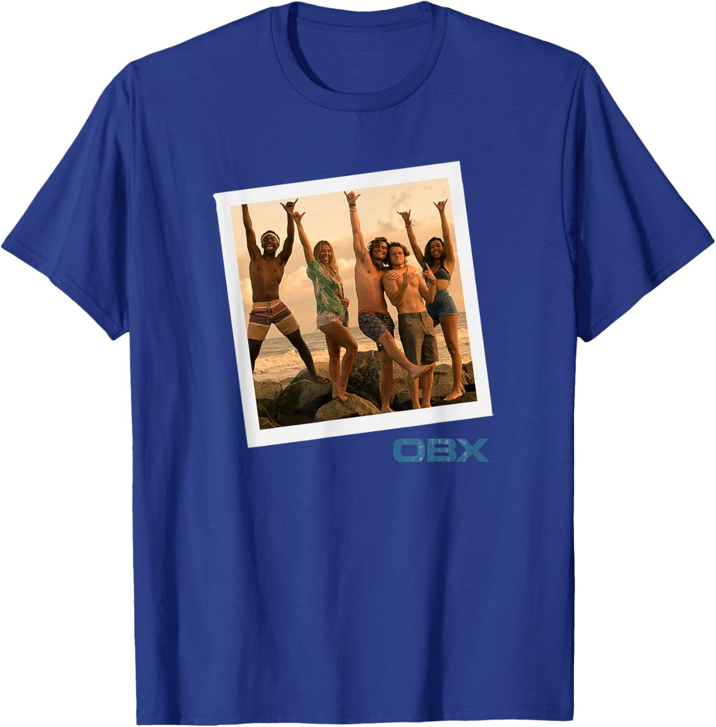 Outer Banks Vintage Photo Group Shot T-Shirt - T-Shirt | Royal