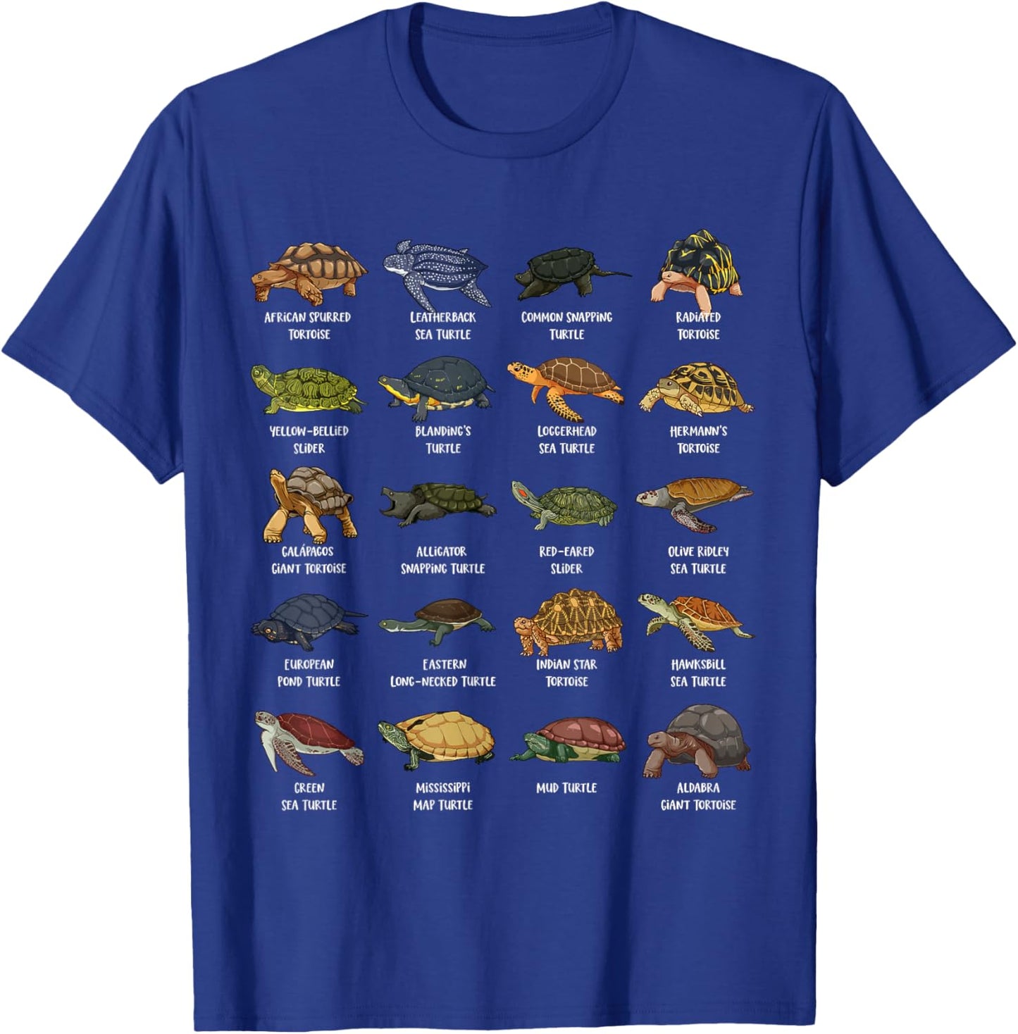 Many different turtles T-Shirt - T-Shirt | Royal
