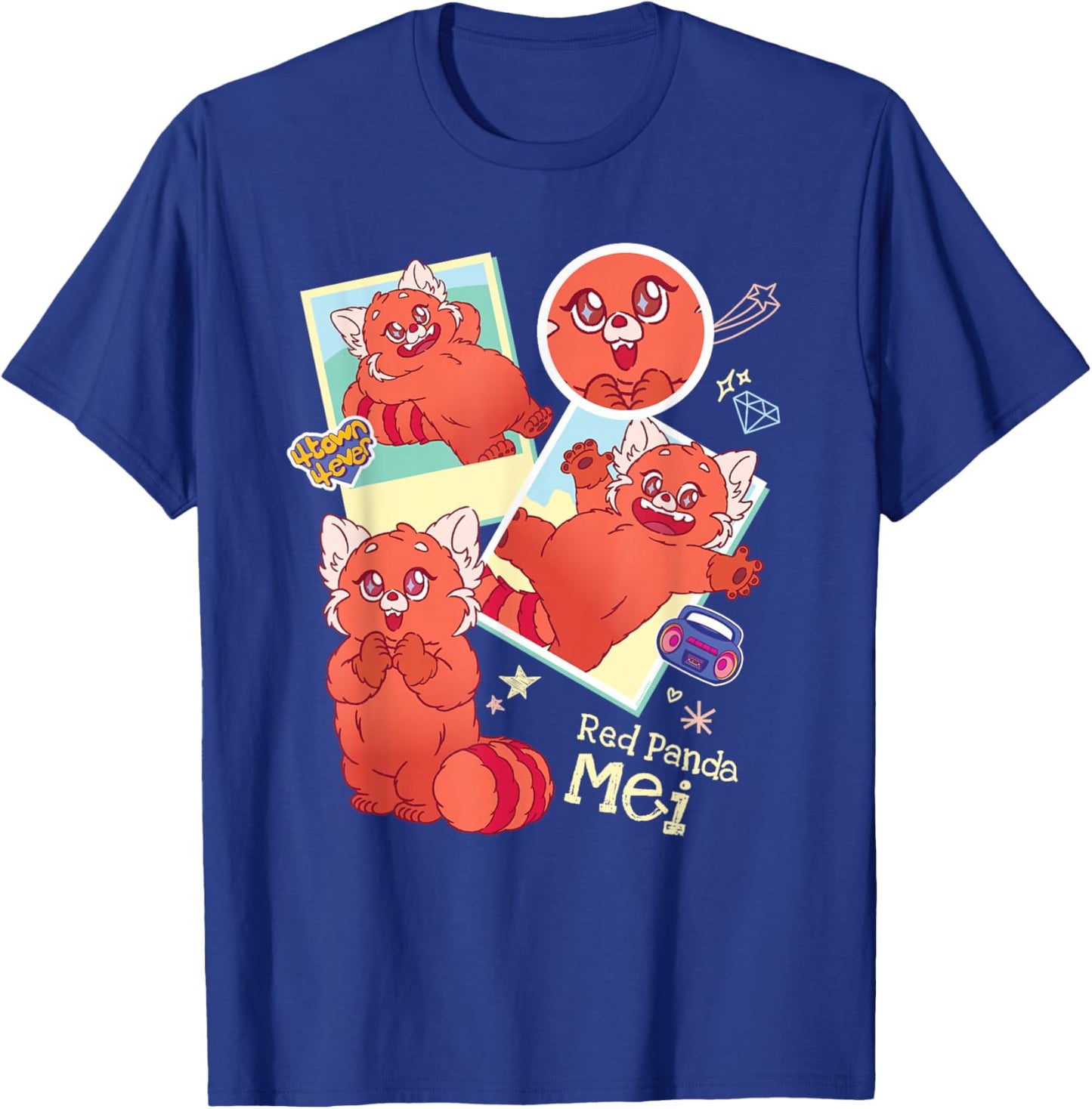 Disney and Pixar’s Turning Red Panda Mei Cute 4 Town 4Ever T-Shirt - T-Shirt | Royal