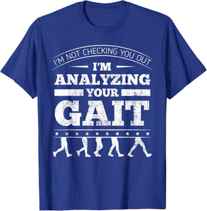 Physical Therapist Physiotherapy Orthopedists Gait Therapy T-Shirt - T-Shirt | Royal