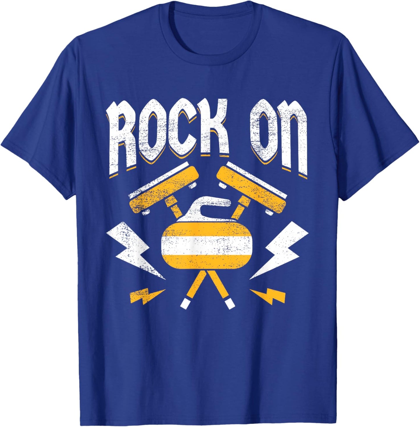 Curling Rock I Curler Saying I Curling Player T-Shirt - T-Shirt | Royal