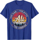 Ali The Man The Myth The Legend Personalized Name T-Shirt - T-Shirt | Royal