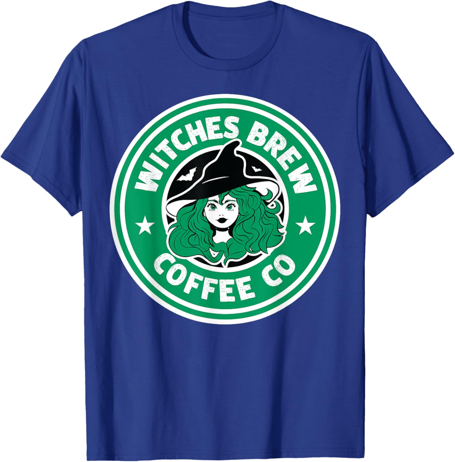 Retro Witches Brew Coffee Co T-Shirt - T-Shirt | Royal