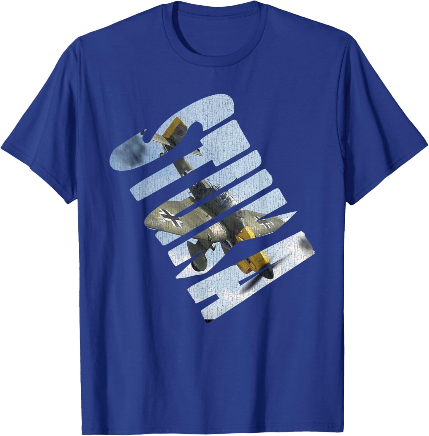 Stuka Junkers Ju 87 WW2 German Warbird Aviation Hobbyist T-Shirt - T-Shirt | Royal