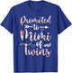 Promoted To Mimi Of Twins Soon Twin Mimi To Be T-Shirt - T-Shirt | Royal