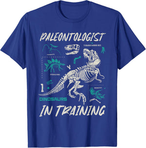 Paleontologist In Training Kids Children Fun Fossil Hunting T-Shirt - T-Shirt | Royal