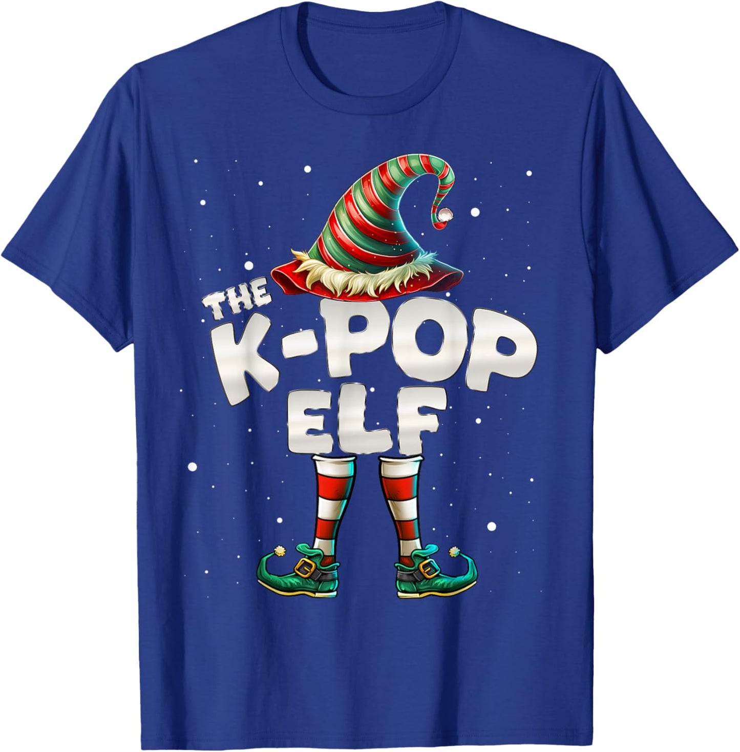 I'm The K-Pop Elf Family Matching Group Christmas Party T-Shirt - T-Shirt | Royal