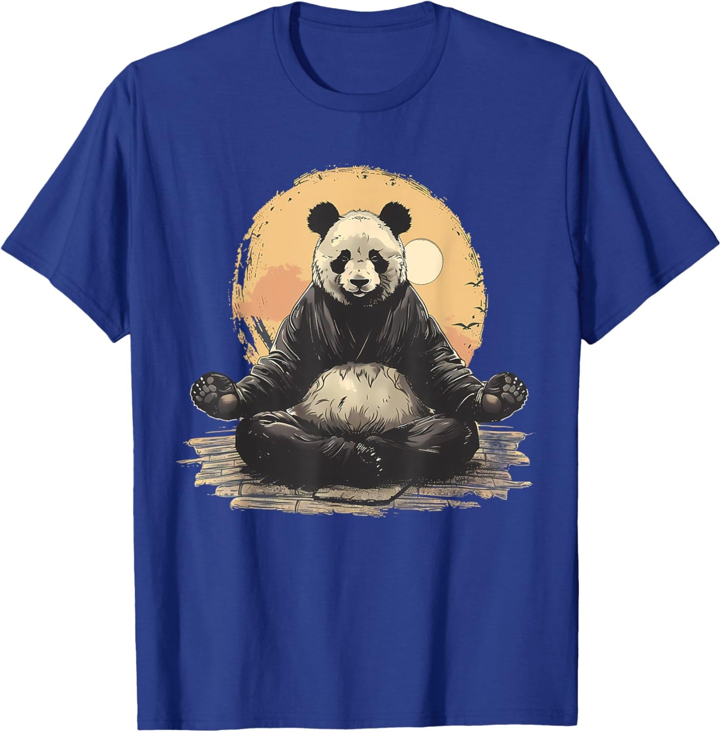 Bear Meditation Buddhist Hindu Zen Buddha Spirituality T-Shirt - T-Shirt | Royal