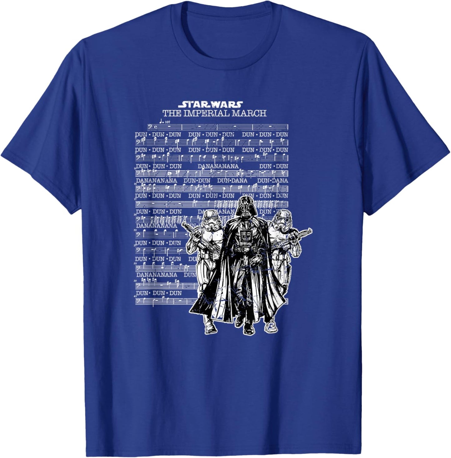 Star Wars Classic Imperial March Partitures Group Shot V2 T-Shirt - T-Shirt | Royal