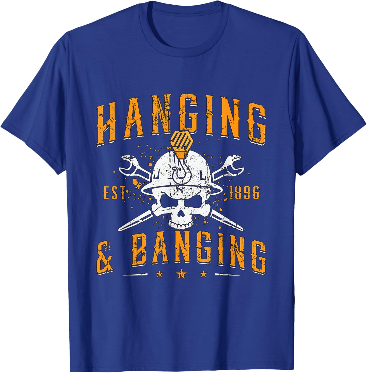 Hanging & Banging Metalworking Blacksmith Power Ironworker T-Shirt - T-Shirt | Royal