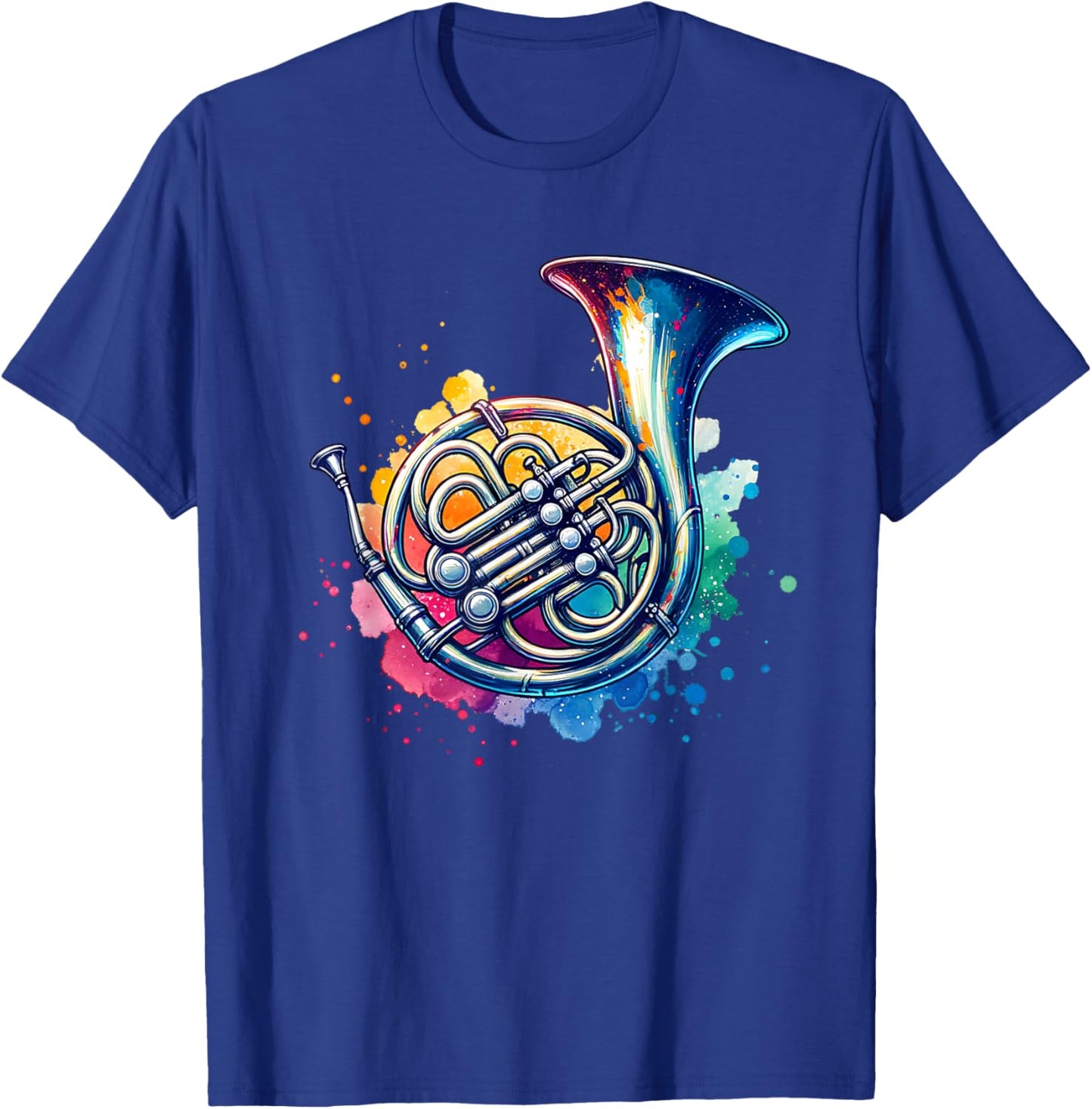 Buntes Waldhorn T-Shirt - T-Shirt | Royal