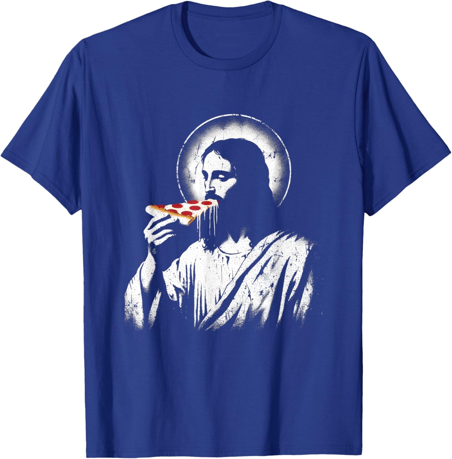 Jesus Pizza Slice - Funny Christian Religious Pizza Lover T-Shirt - T-Shirt | Royal