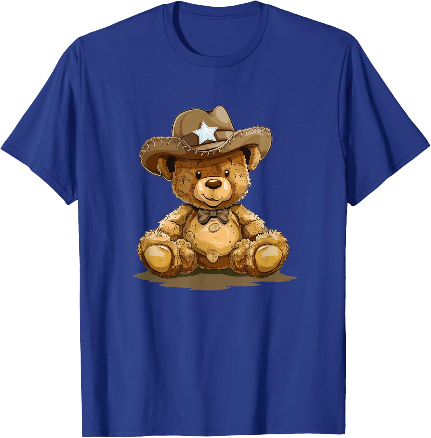 Nice Teddy Cowboy Hat Costume for Boys and Girls T-Shirt - T-Shirt | Royal