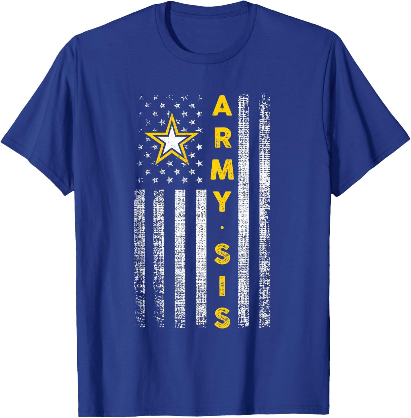Patriotic Army Sister - United States Flag T-Shirt - T-Shirt | Royal