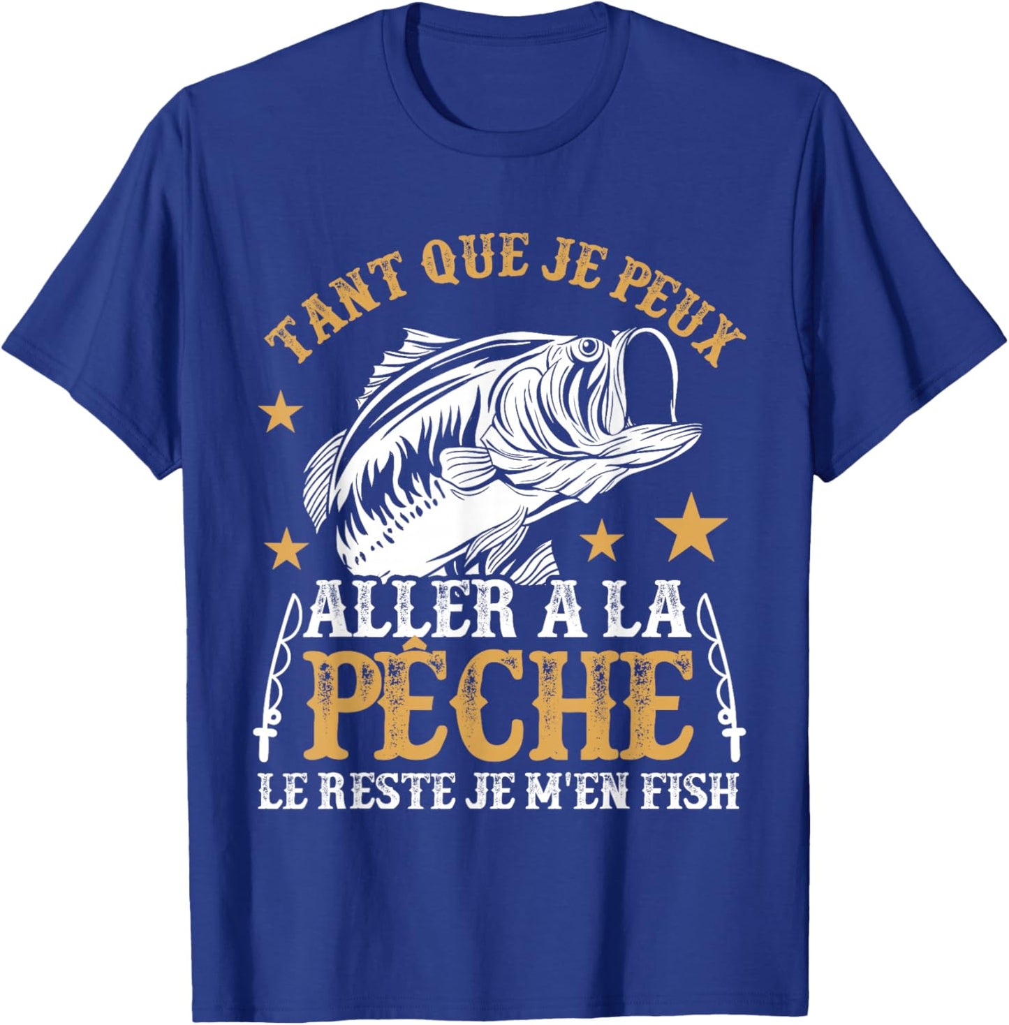 Funny Fisherman Shirt Fish Fishing Humor Fisherman , Black, S T-Shirt - T-Shirt | Royal