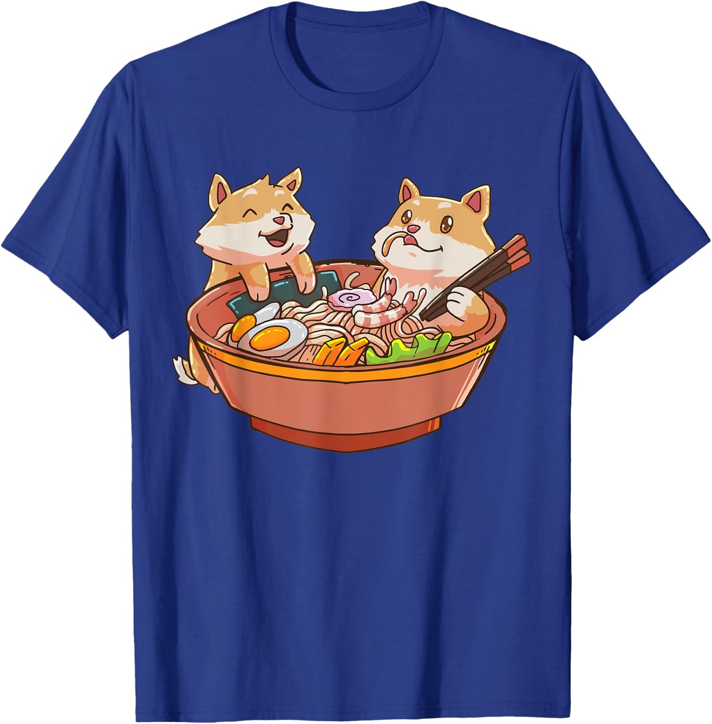 Shiba Inu Dog Ramen Bowl Anime Kawaii Japanese Gift T-Shirt - T-Shirt | Royal