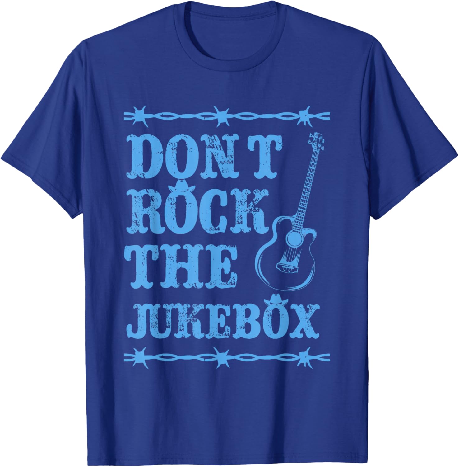 Don't Rock The Jukebox Design T-Shirt - T-Shirt | Royal