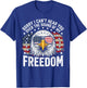 Sorry I Can't Hear You Eagle American Flag 4th of July T-Shirt - T-Shirt | Royal