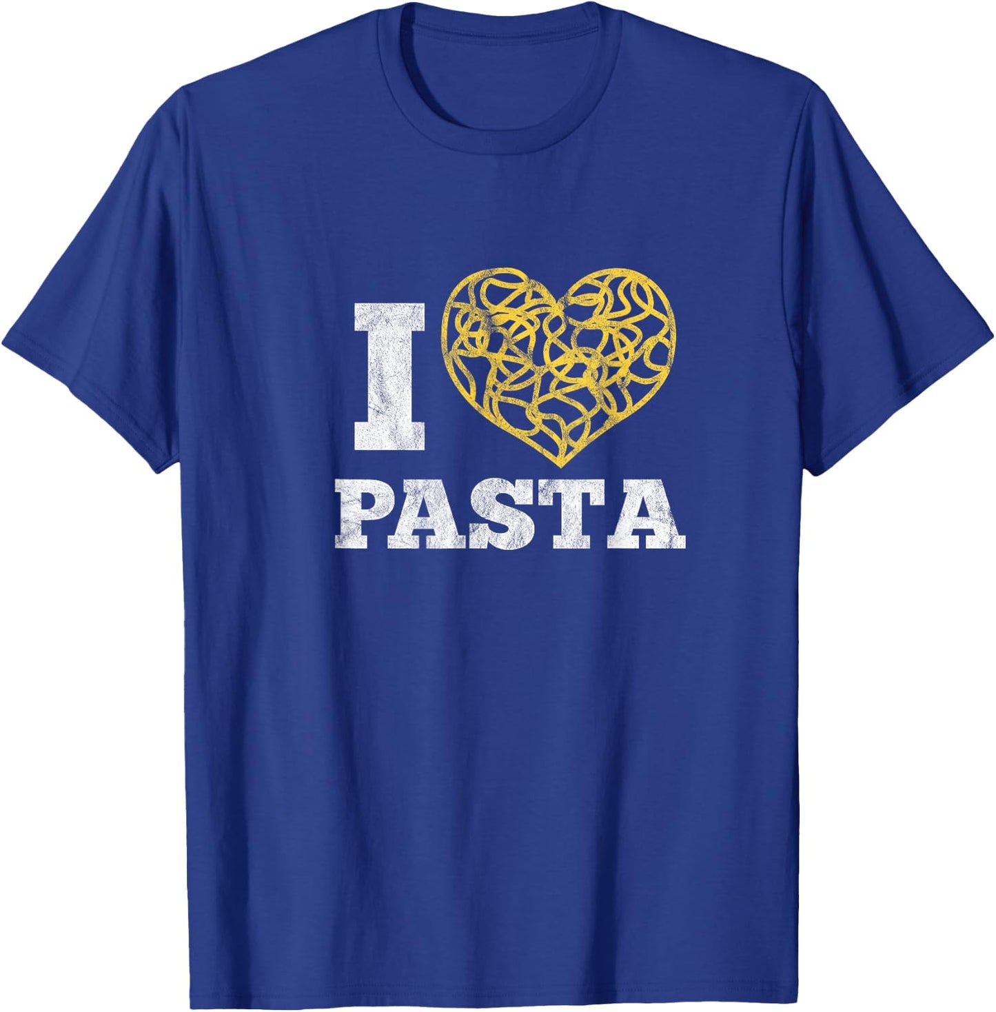 I Love Pasta Cute Spaghetti Italian Food Heart T-Shirt - T-Shirt | Royal