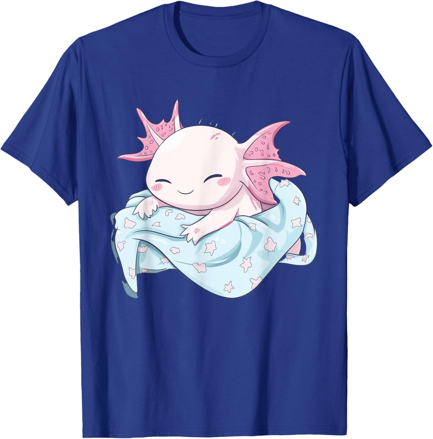 Axolotl Cute Graphic Sleepwear Pyjamas T-Shirt - T-Shirt | Royal