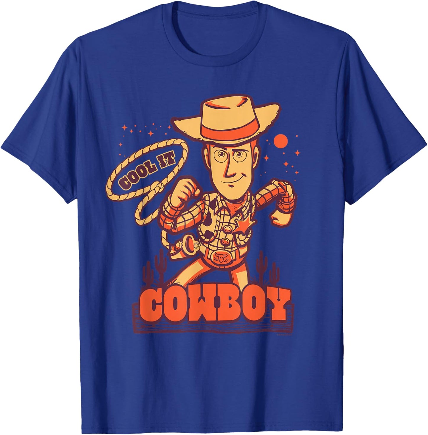 Disney and Pixar's Toy Story Sheriff Woody "Cool it, Cowboy" T-Shirt - T-Shirt | Royal