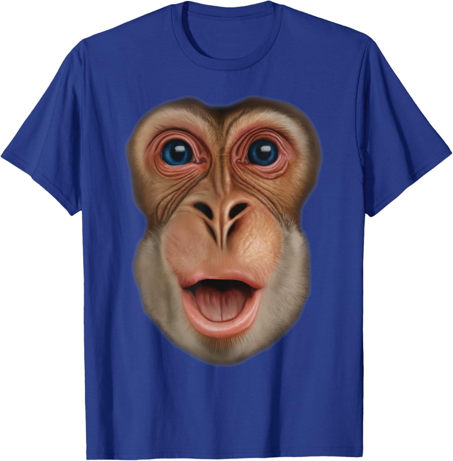 Monkey Stomach Funny Meme Ape T-Shirt - T-Shirt | Royal