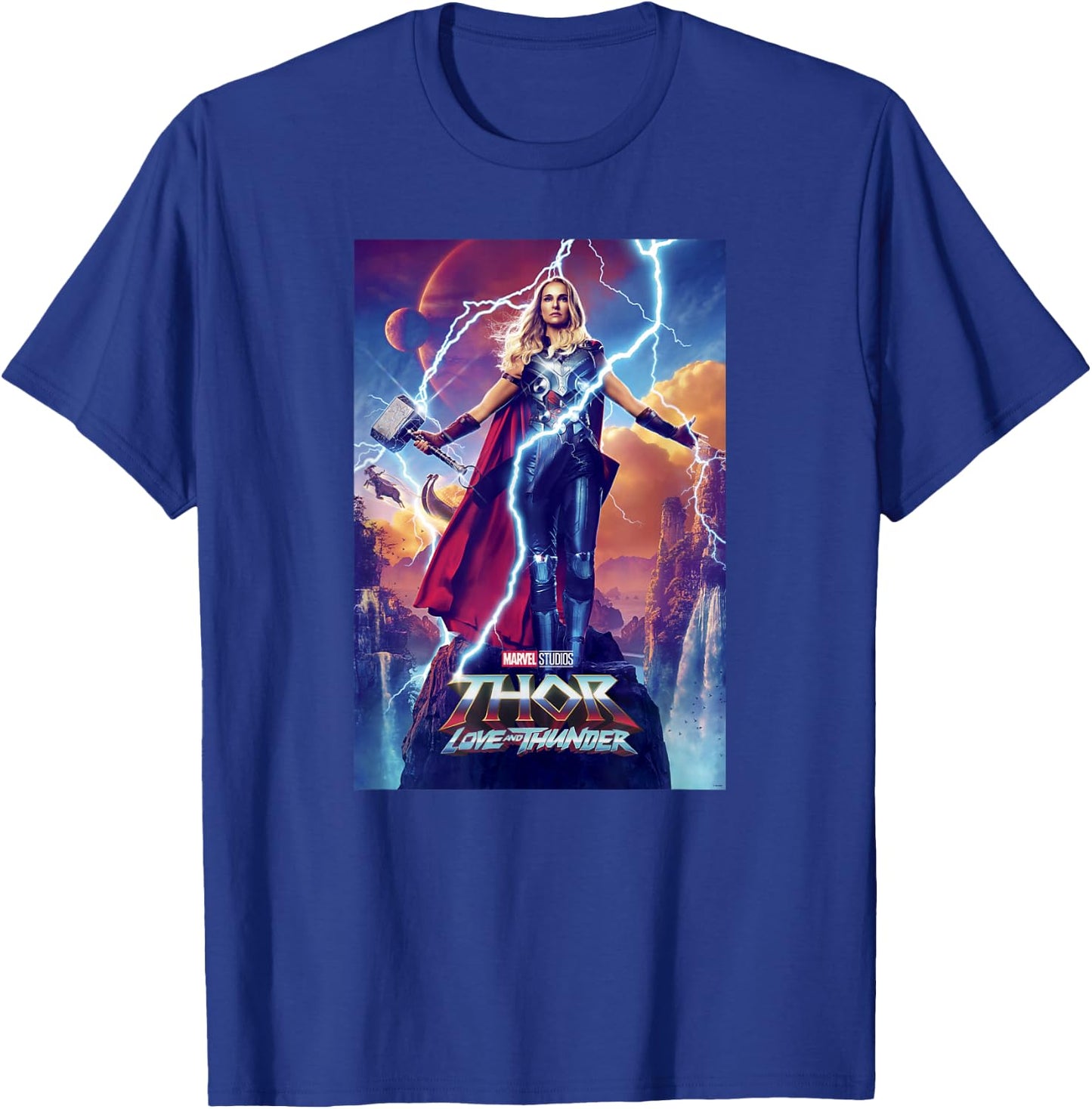 Marvel Thor: Love and Thunder Lady Thor Poster T-Shirt - T-Shirt | Royal
